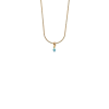 14k Gold Plated December Birthstone Necklace Set