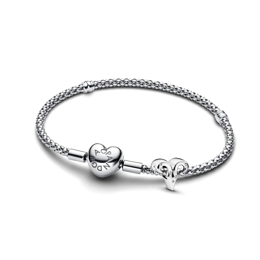 Aries Zodiac Charm Studded Bracelet Set