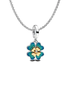 Four Leaf Clover Club Good Things Are Coming Charm Necklace