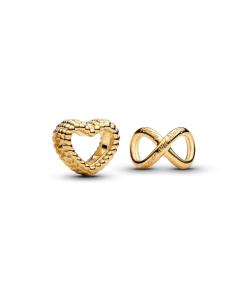 Golden Always and Forever Charm Duo