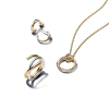 Entwined together necklace set
