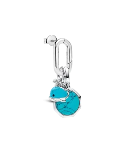 Luck of The Whale Dangle Charm Earring Set