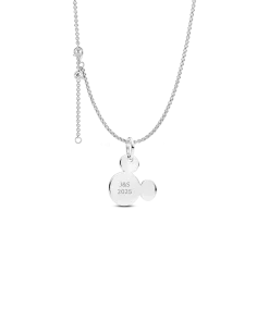 Engravable Mickey Mouse Necklace Set