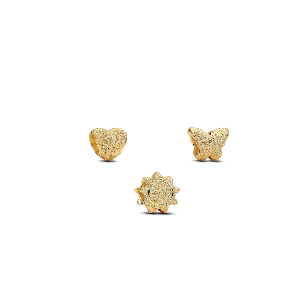 Golden Mini Charm Trio
