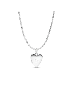 Engravable Openable Heart Locket Necklace