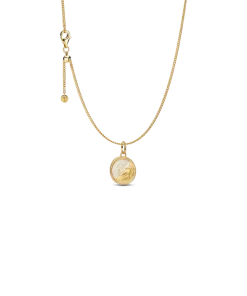 Pegasus Medallion Pendant Necklace