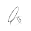 Pandora Brilliance Lab-Grown Diamond Bangle Bracelet and Ring Set 0.30 carat tw Sterling Silver