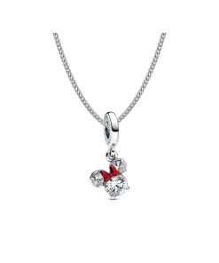Minnie Mouse Holiday Dangle Charm Necklace Set