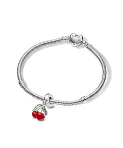 Cherry Dangle Charm Bracelet Set