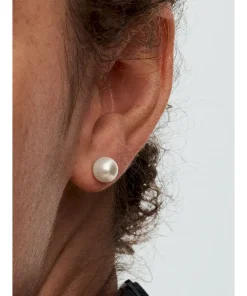Alternative view of Treated Freshwater Cultured Pearl 7mm Stud Earrings