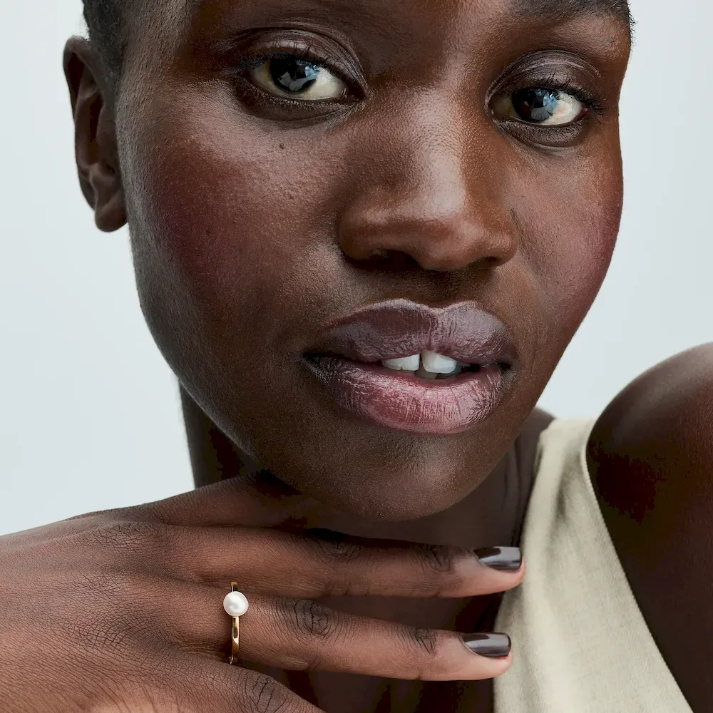 Treated Freshwater Cultured Pearl Ring - Image 2