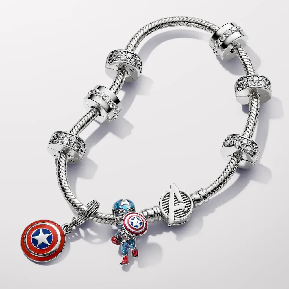 Marvel The Avengers Captain America Charm - Image 6