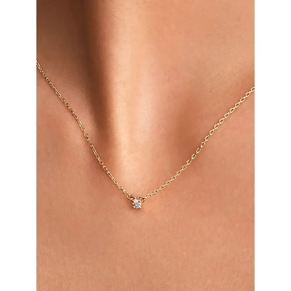 Pandora Era Lab-Grown Diamond Pendant Necklace - Image 2