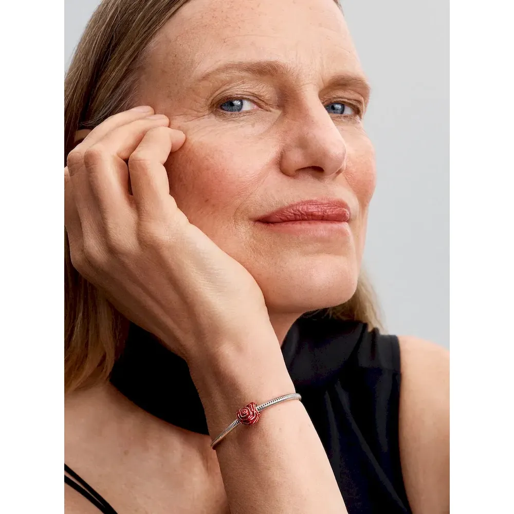 Rose Heart Charm - Image 3