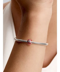 Alternative view of Hearts Round Clip Charm