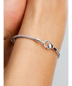 Alternative view of Engravable Double Heart Charm Bracelet Set