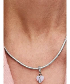 Alternative view of Mom Opalescent Heart Dangle Charm