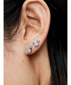 Alternative view of Disney Mickey Mouse & Minnie Mouse Sparkling Stud Earrings