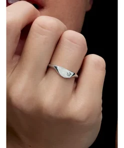 Alternative view of Pandora ME Halved Enamel Signet Ring