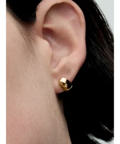 Alternative view of Organically Shaped Stud Earrings