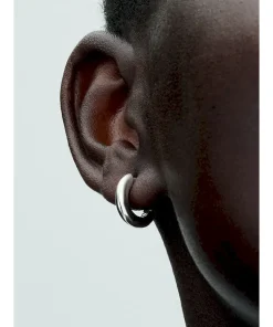 Alternative view of Round Hoop Earrings