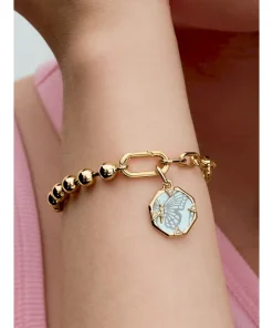 Alternative view of Pandora ME Pearlescent Butterfly Medallion Charm