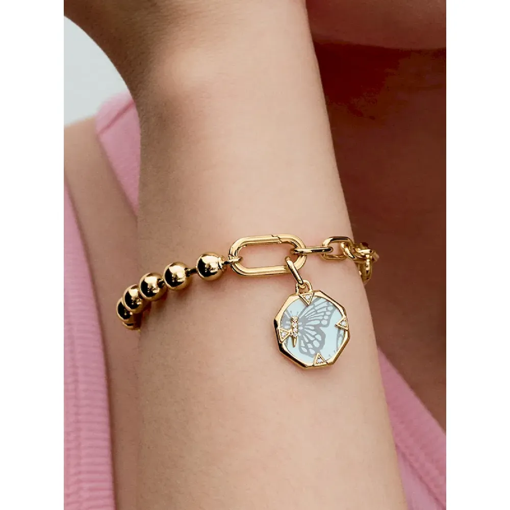 Pandora ME Pearlescent Butterfly Medallion Charm - Image 2