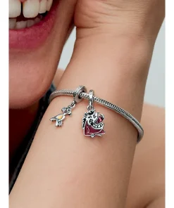 Alternative view of Disney The Lion King Timon & Pumbaa Splittable Dangle Charm