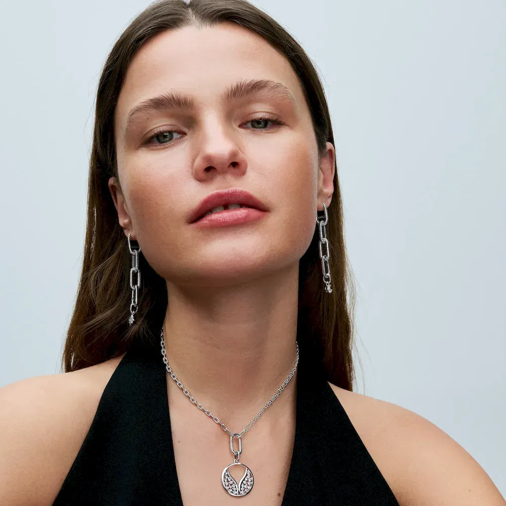 Pandora ME Sparkling Moon Mini Dangle Charm - Image 3