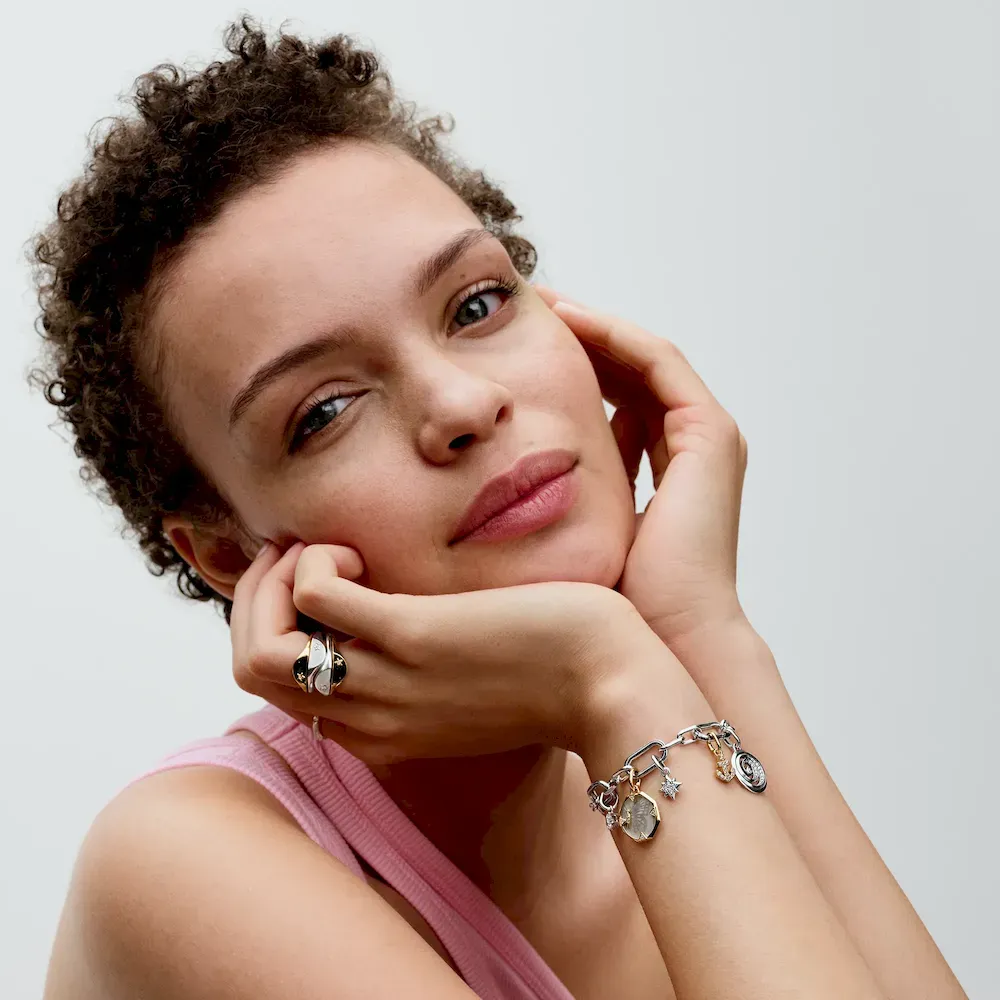 Texture & Stones Ring - Image 4