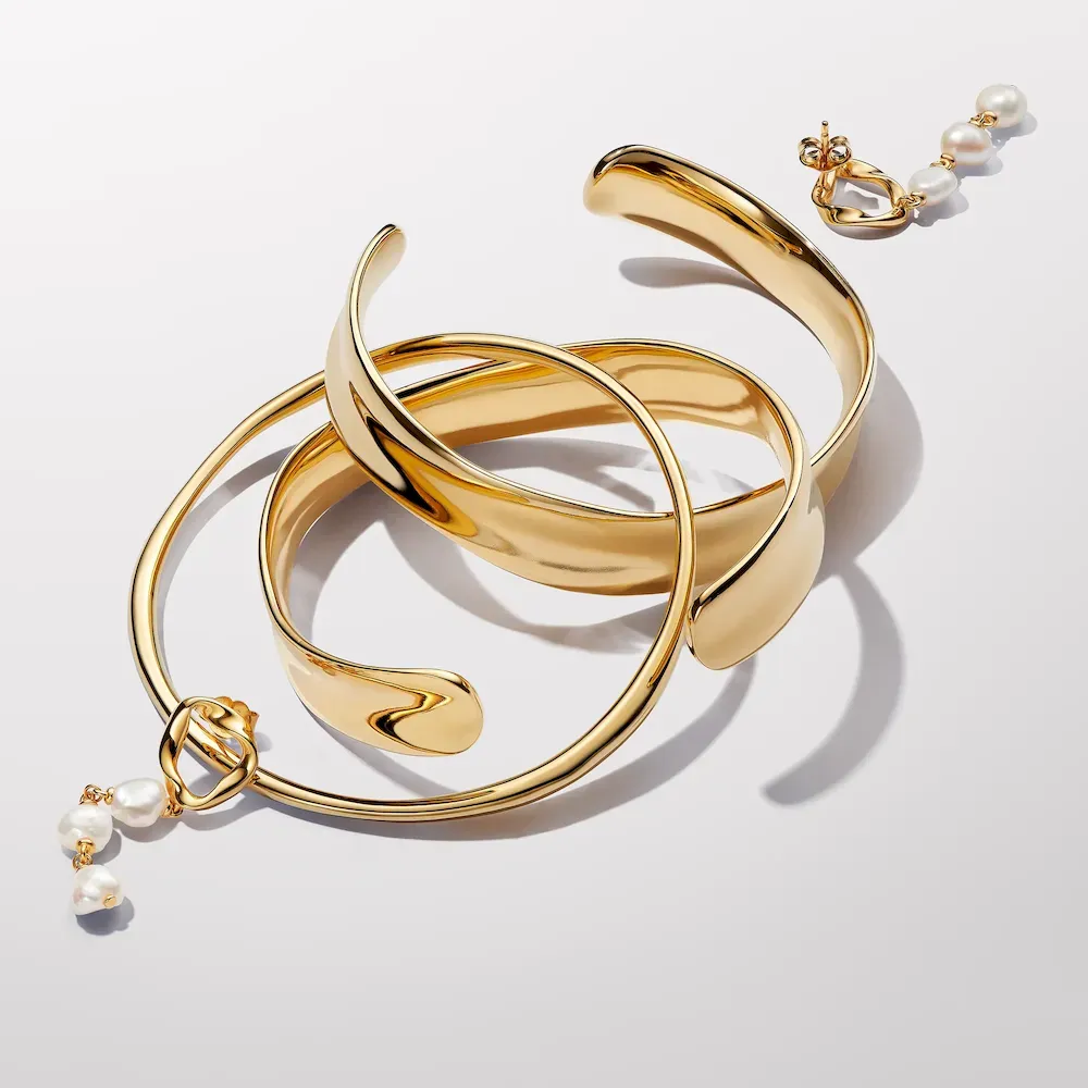 Organically Shaped Broad Open Bangle - Image 6