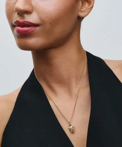 Alternative view of Spinnable Face Robot Dangle Charm