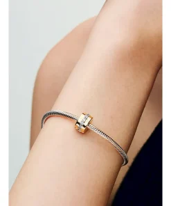 Alternative view of Clear Sparkling Row Clip Charm