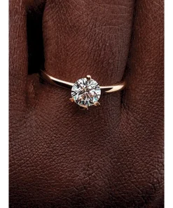 Alternative view of Pandora Nova 14k Gold Lab-grown Diamond Ring