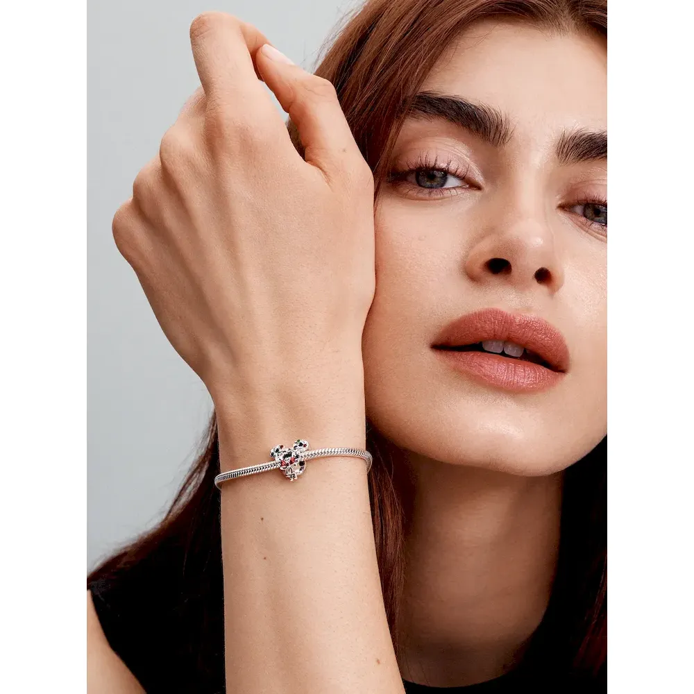 Disney Mickey Mouse Christmas Wreath Charm - Image 3