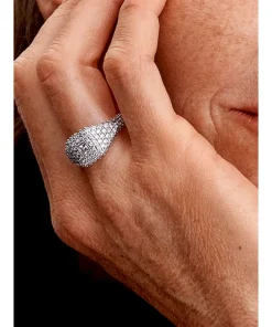 Alternative view of Pavé Square Cocktail Ring