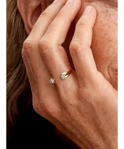 Alternative view of Shooting Stars Open Ring