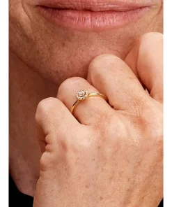 Alternative view of Round Pave Halo Ring