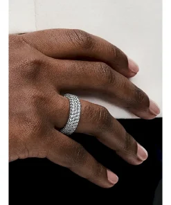 Alternative view of Pandora Timeless Pavé Triple-row Ring