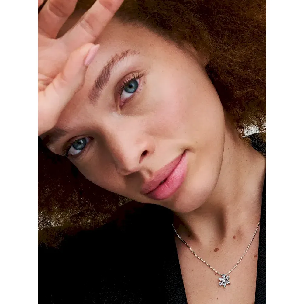 Sparkling Herbarium Cluster Pendant Necklace - Image 3