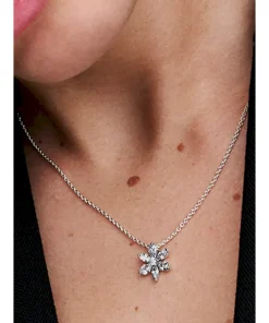 Alternative view of Sparkling Herbarium Cluster Pendant Necklace