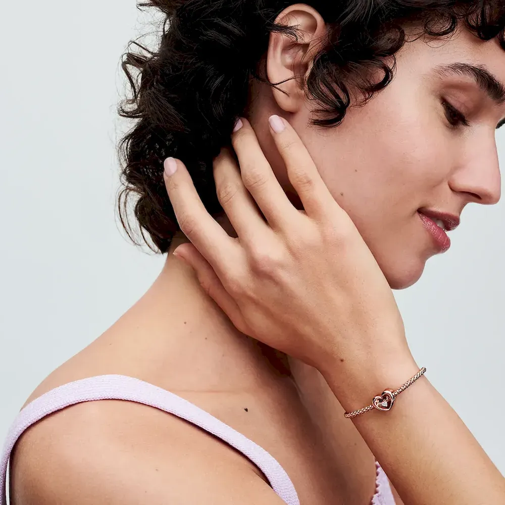 Radiant Heart & Floating Stone Charm - Image 3