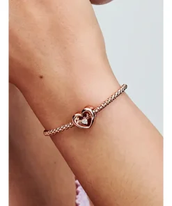 Alternative view of Radiant Heart & Floating Stone Charm