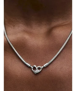 Alternative view of Pandora Moments Studded Chain Necklace