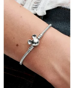 Alternative view of Disney Mickey Mouse Clasp Moments Snake Chain Bracelet