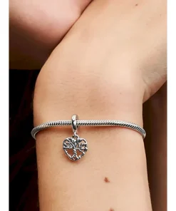 Alternative view of Heart Family Tree Dangle Charm