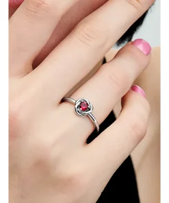 Alternative view of July Birthstone Eternity Circle Ring